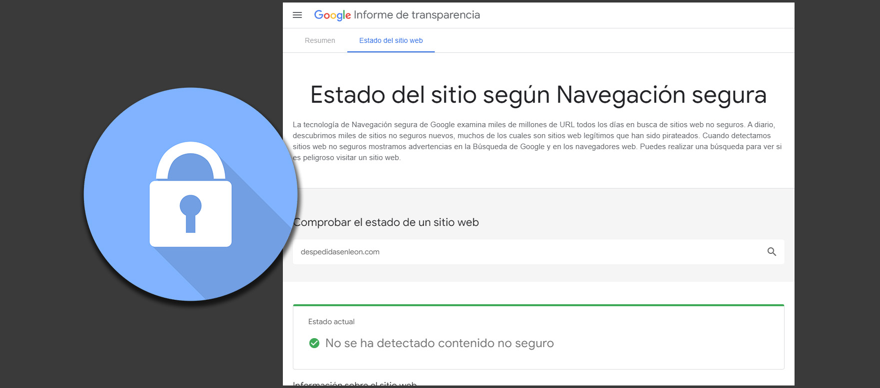 Informe de seguridad de Google